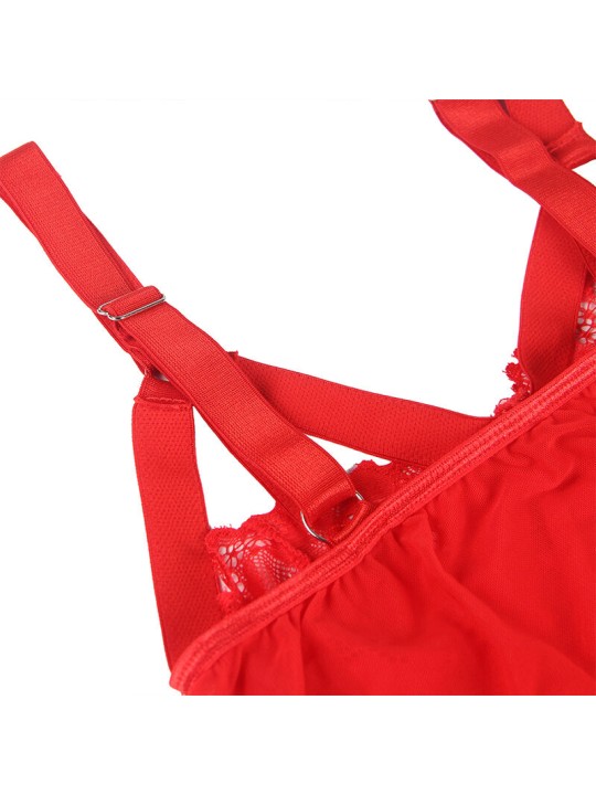 SUBBLIME - ORSACCHIOTTO CON REGGERA DETTAGLIO PETTO ROSSO S/M