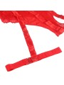 SUBBLIME - TEDDY MIT STRUMPFBAND-DETAIL BRUST ROT S/M