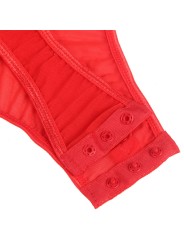 SUBBLIME - TEDDY COM ALA LIGA DETALHE PEITO VERMELHO S/M