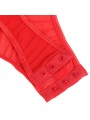 SUBBLIME - TEDDY MIT STRUMPFBAND-DETAIL BRUST ROT S/M