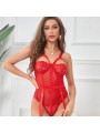 SUBBLIME - TEDDY COM ALA LIGA DETALHE PEITO VERMELHO S/M