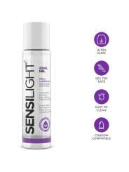 INTIMATELINE - SENSILIGHT SLIDING ANAL GEL 60 ML