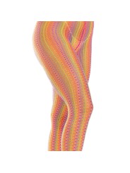 LEG AVENUE - BAS AU CROCHET MULTICOLORE