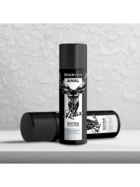 BLACK HOLE - GEL BASE DE SILICONE DILATAÇÃO ANAL 100 ML