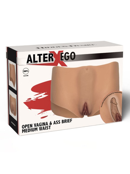 VERBORGEN VERLANGEN - ALTER EGO OPEN VAGINA & BILLEN SLIPJE MEDIUM TAI