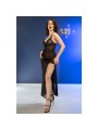CHILIROSE - CR 4723 BABYDOLL LUNGO E PERIZOMA NERO M