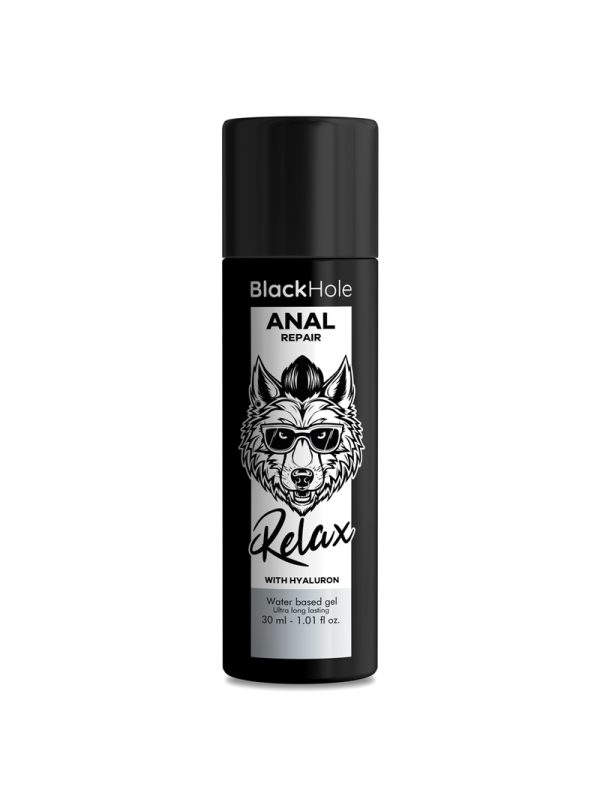 BLACK HOLE - ANAL REPAIR BASE AGUA RELAX CON HYALURON 30 ML