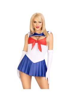 LEG AVENUE - TRAJE SEXY MARINHEIRO MULTICOLOR S