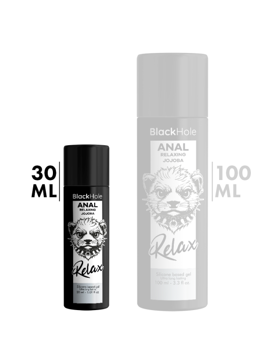 BLACK HOLE - RELAXANTE ANAL JOJOBA RELAX BASE DE SILICONE 30 ML