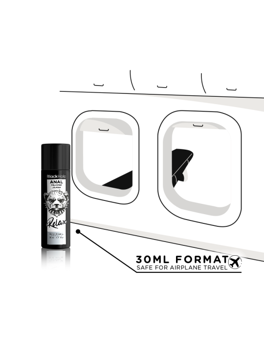 BLACK HOLE - ANAL RELAXING CON JOJOBA BASE SILICONA 30 ML