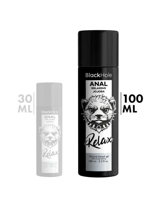 BLACK HOLE - JOJOBA RELAXANTE ANAL BASE DE SILICONE 100 ML