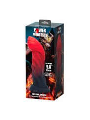 POWER MONSTERS - DILDO IN SILICONE BIGOLIATH BICOLORE FANTASY 25 CM Ø 