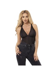 SUBBLIME - 954154 BODY MIT STRUMPFGÜRTEL SCHWARZ L/XL