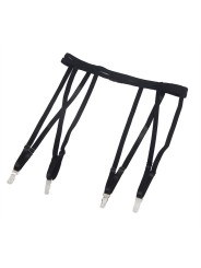 SUBBLIME - 954154 BODY MIT STRUMPFGÜRTEL SCHWARZ L/XL