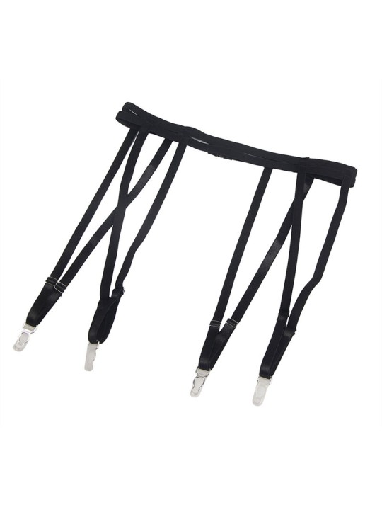 SUBBLIME - 954154 BODY MIT STRUMPFGÜRTEL SCHWARZ L/XL