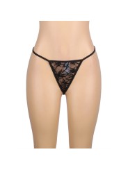 SUBBLIME - 954185 LACE BABYDOLL WITH ADJUSTABLE STRAPS BLACK S/M