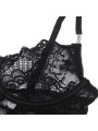 SUBBLIME - 954185 BABYDOLL DE RENDA COM ALÇAS AJUSTÁVEIS PRETO S/M