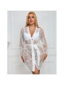 SUBBLIME - 954369 CAMISÓN DE MANGA LARGA CON DISEÑO FLORAL BLANCO S/M