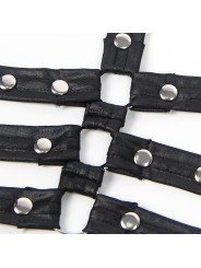SUBBLIME - 954413 BODY BONDAGE DE CUERO NEGRO L/XL