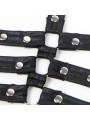 SUBBLIME - 954413 BODY BONDAGE DE CUERO NEGRO L/XL