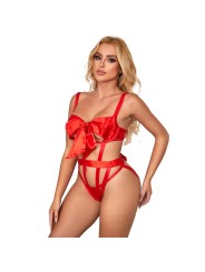 SUBBLIME - 954475 BODY SEXY CALADO CON LAZO ROJO L/XL