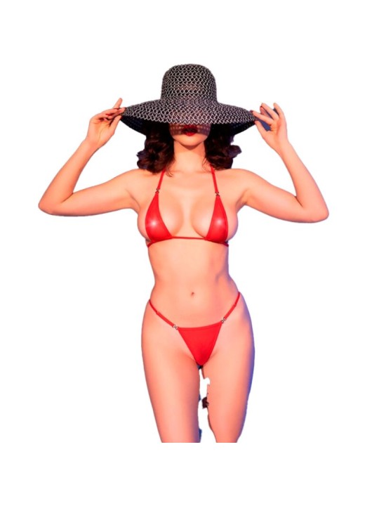 CHILIROSE - CR 4840 MICRO BIKINI ROJO S/M