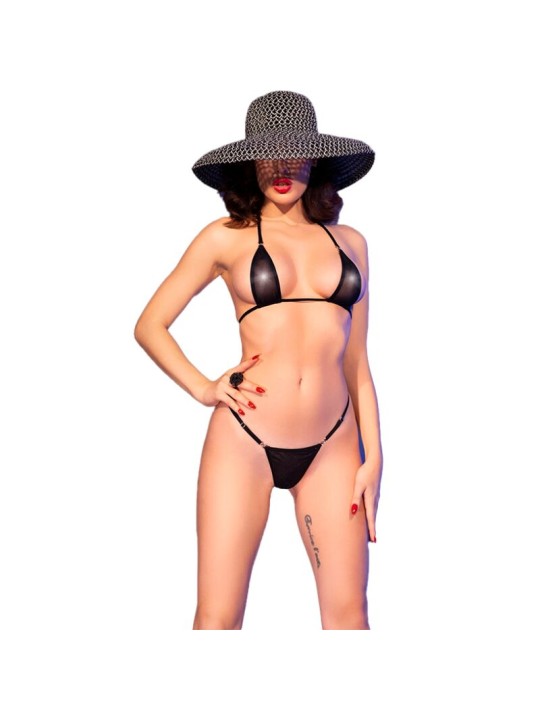 CHILIROSE - CR 4840 ZWARTE MICRO BIKINI S/M