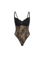 SUBBLIME - 955618 BODYSUIT DE RENDA COM FECHO DE BAIXO PRETO S/M