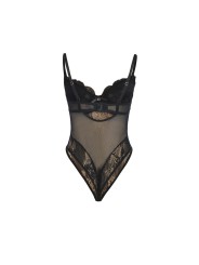 SUBBLIME - 955618 BODY IN PIZZO CON CHIUSURA INFERIORE NERO S/M