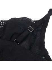 SUBBLIME - 955618 BODY IN PIZZO CON CHIUSURA INFERIORE NERO S/M