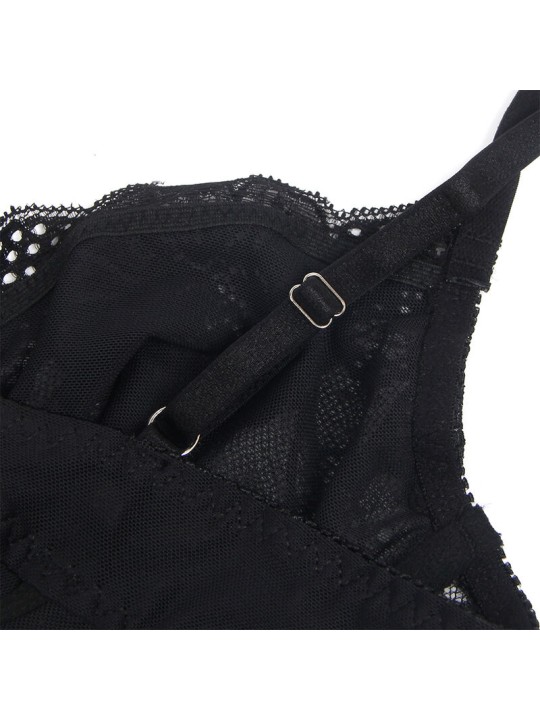 SUBBLIME - 955618 BODY IN PIZZO CON CHIUSURA INFERIORE NERO S/M