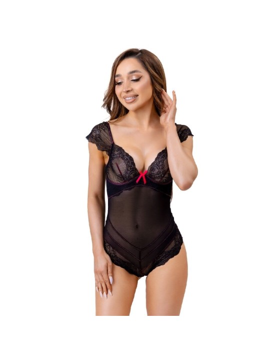 LIVCO CORSETTI FASHION - EVELYN LC 20243 BODY WITH LACE TRIMMING AND T