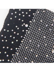 SUBBLIME - 957469 LUVAS SHINE TRANSPARENTES PRETAS S/M