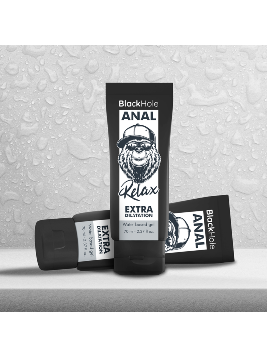 BLACK HOLE - GEL DE DILATATION ANALE À BASE D'EAU 70 ML