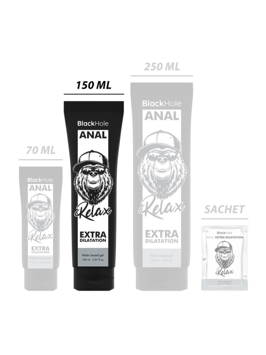BLACK HOLE - WATERBASISGEL ANALE DILATIE 150 ML