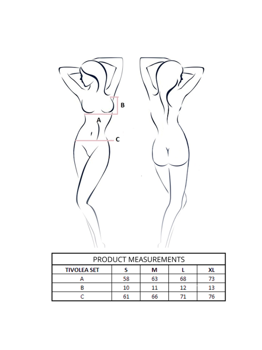PASSION - ENSEMBLE SOUTIEN-GORGE + STRING TIVOLEA VIOLET L/XL