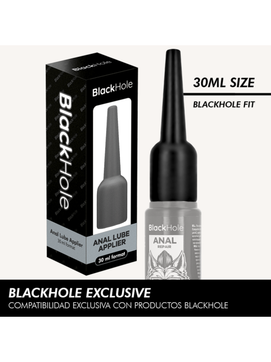 BLACK HOLE - APLICADOR DE LUBRIFICANTE ANAL TAMANHO P 30 ML