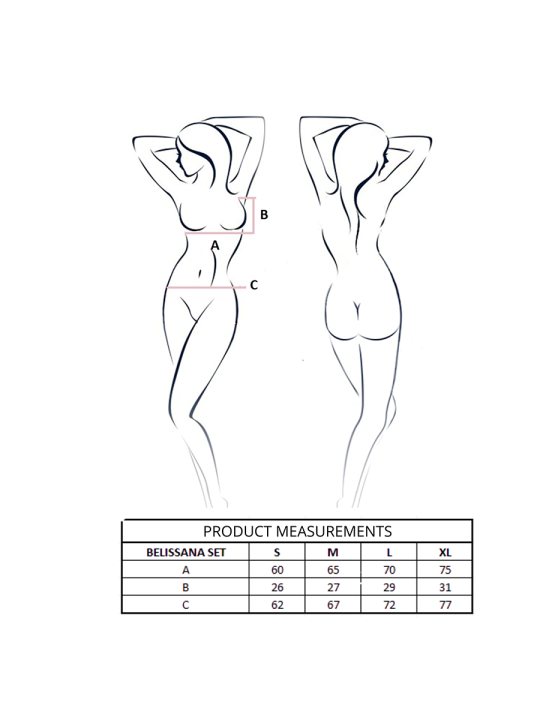 PASSION - ENSEMBLE SOUTIEN-GORGE + STRING BELISSANA BLANC S/M