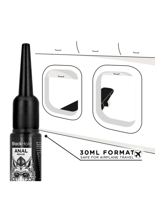 BLACK HOLE - APPLICATORE LUBRIFICANTE ANALE TAGLIA S 30 ML