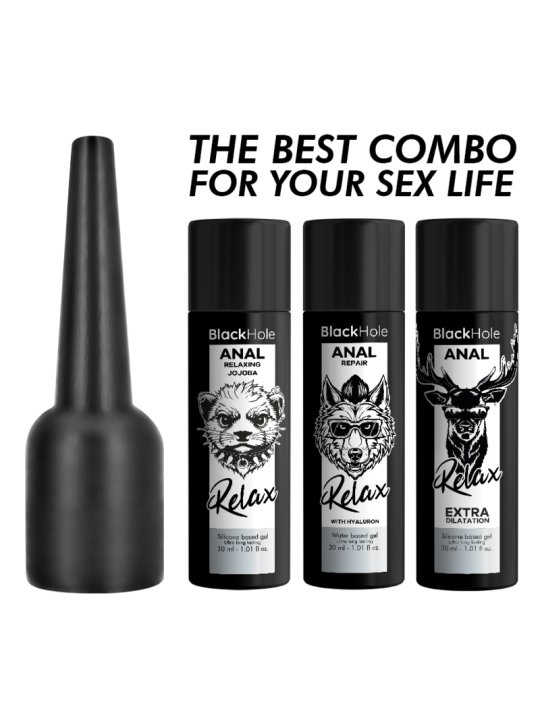 BLACK HOLE - ANALE GLIJMIDDEL APPLIER, MAAT S, 30 ML