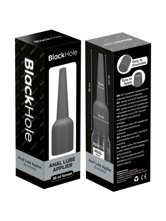 BLACK HOLE - ANALGLEITMITTELAPPLIKATOR, GRÖSSE S, 30 ML