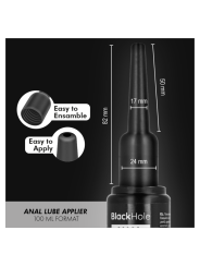 BLACK HOLE - APLICADOR DE LUBRICANTE ANAL TALLA L 100 ML