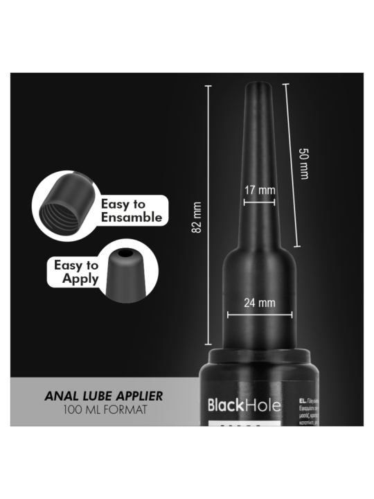 BLACK HOLE - APLICADOR DE LUBRIFICANTE ANAL TAMANHO G 100 ML