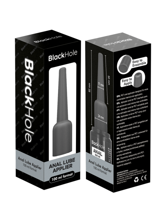 BLACK HOLE - APLICADOR DE LUBRIFICANTE ANAL TAMANHO G 100 ML