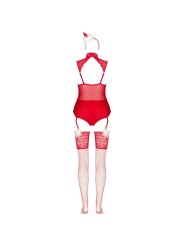LIVCO CORSETTI FASHION - LIMPID SNOWFLAKES LC 90604 BODY + MEIAS + TIA