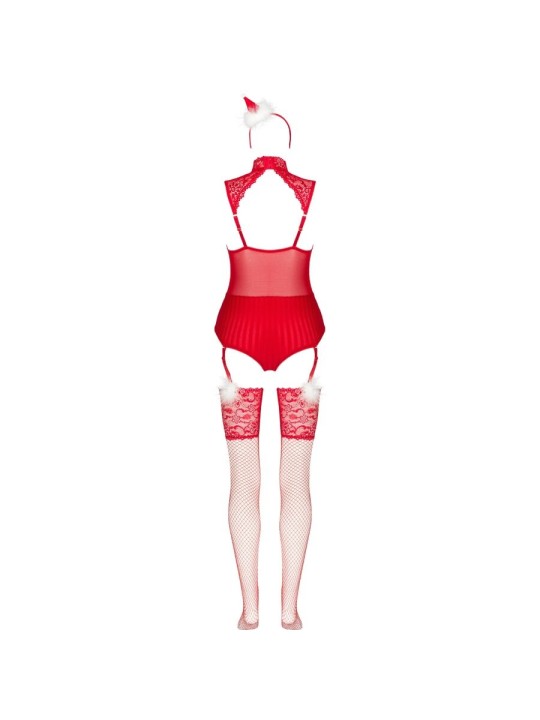 LIVCO CORSETTI FASHION - LIMPID SNOWFLAKES LC 90604 BODY + MEIAS + TIA