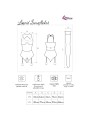 LIVCO CORSETTI FASHION - LIMPID SNOWFLAKES LC 90604 BODY + STOCKINGS +