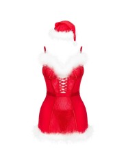 LIVCO CORSETTI FASHION - AGETHE LC 90607 CHEMISE + THONG + CHRISTMAS H