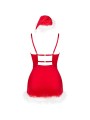 LIVCO CORSETTI FASHION - AGETHE LC 90607 CAMISA + TANGA + GORRO NAVIDE
