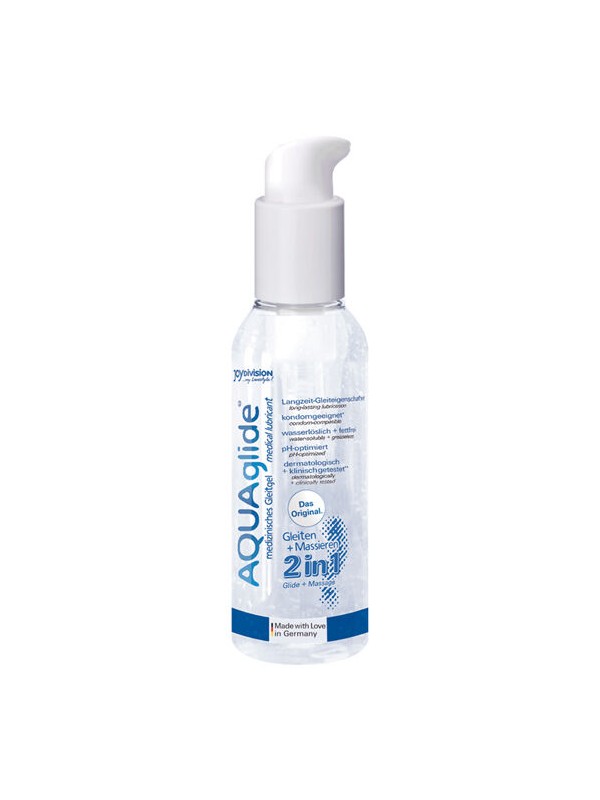 JOYDIVISION AQUAGLIDE - 2 EN 1 LUBRICANTE + MASAJE 125 ML